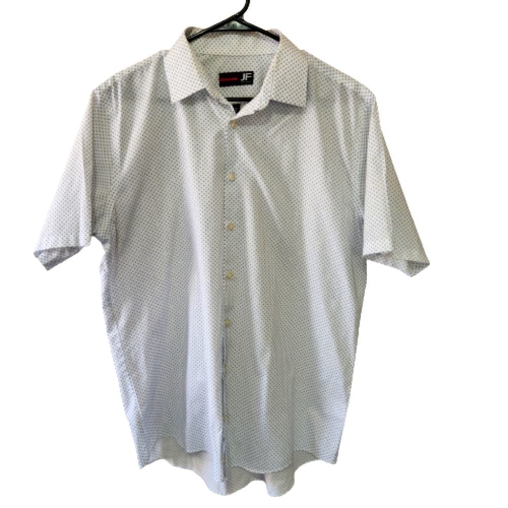 Men's Slim fit JFerrar White with Print Size Large